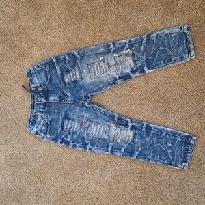 Stylish Blue Distressed Boys Jeans